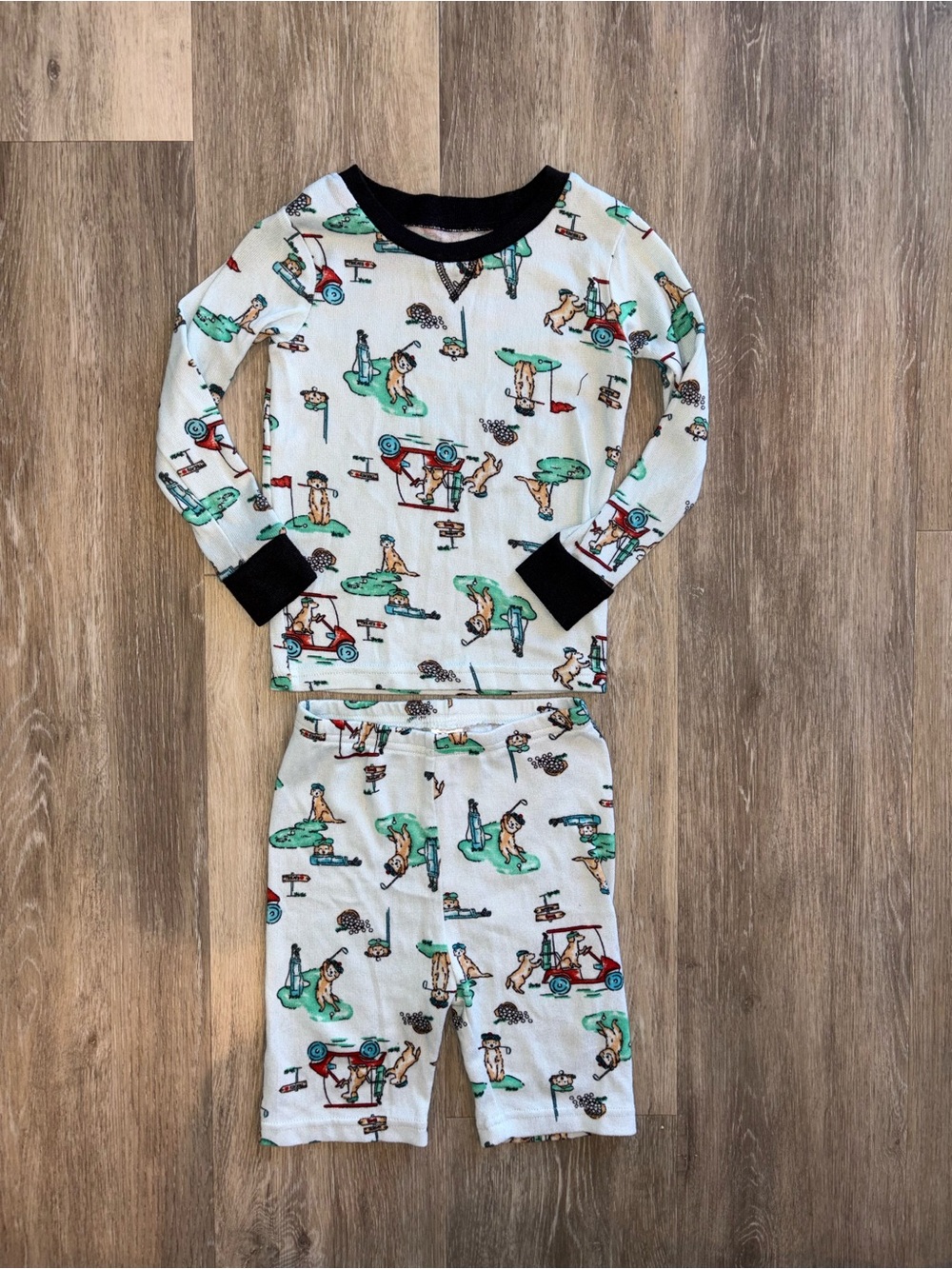 Kids' PJ Essentials Golf Themed Pajama Set size 4T